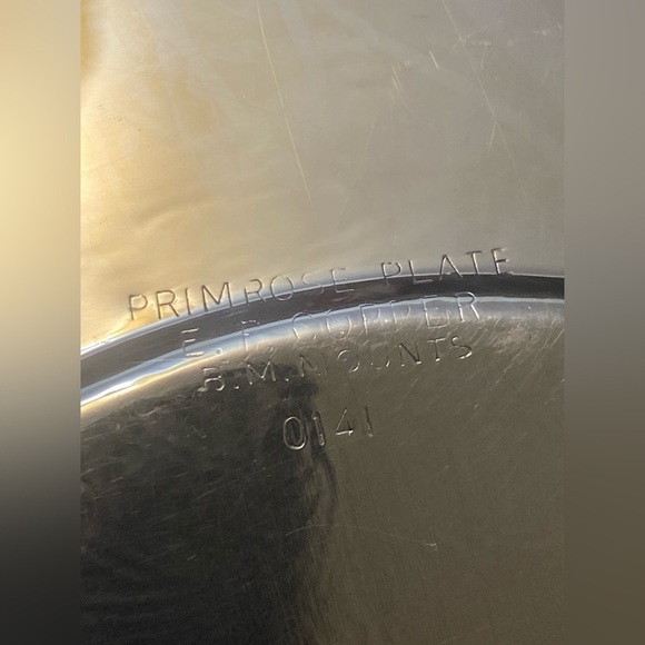 Elegant Silver Decorative Plate. Almost vintage - Picture 4 of 4